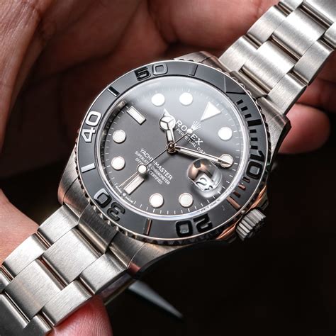 2023 rolex yacht master rhodium dial|rolex yacht master 42.